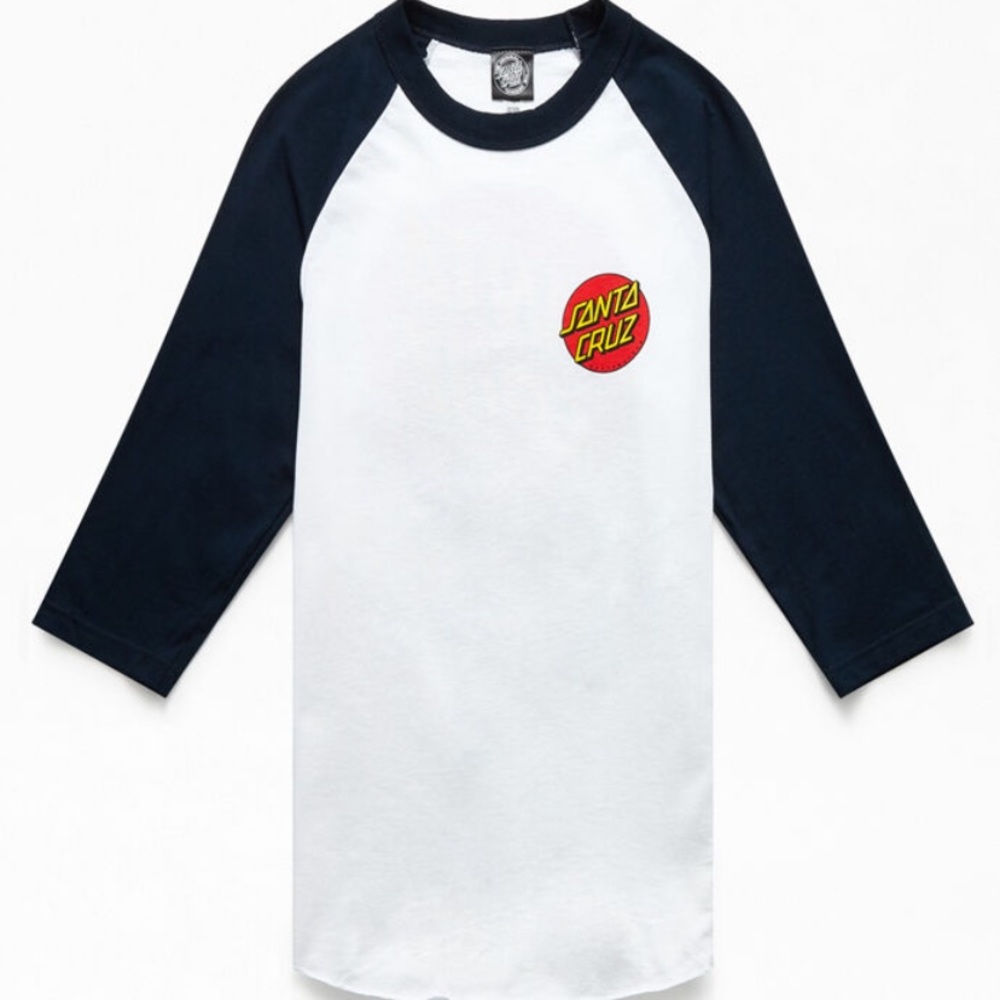 Classic Dot Raglan Baseball T shirt